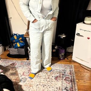 Light Blue Denim Jumpsuit